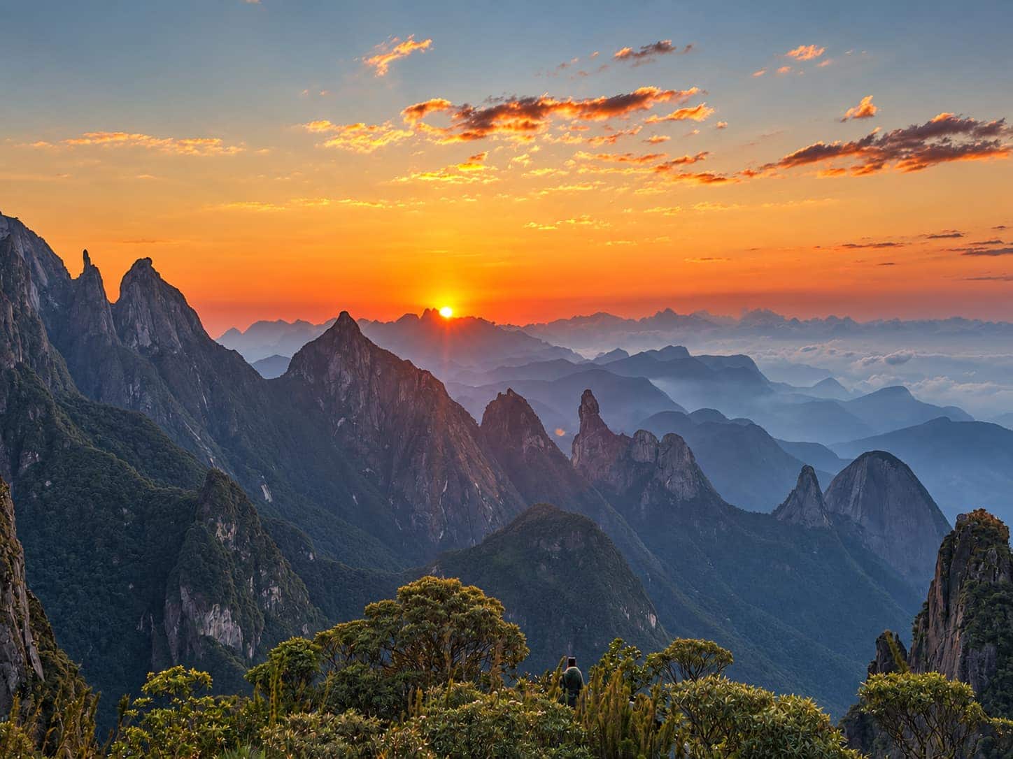 Paisagem da Insanity Mountain Serra dos Órgãos 55K Ultra 2026
